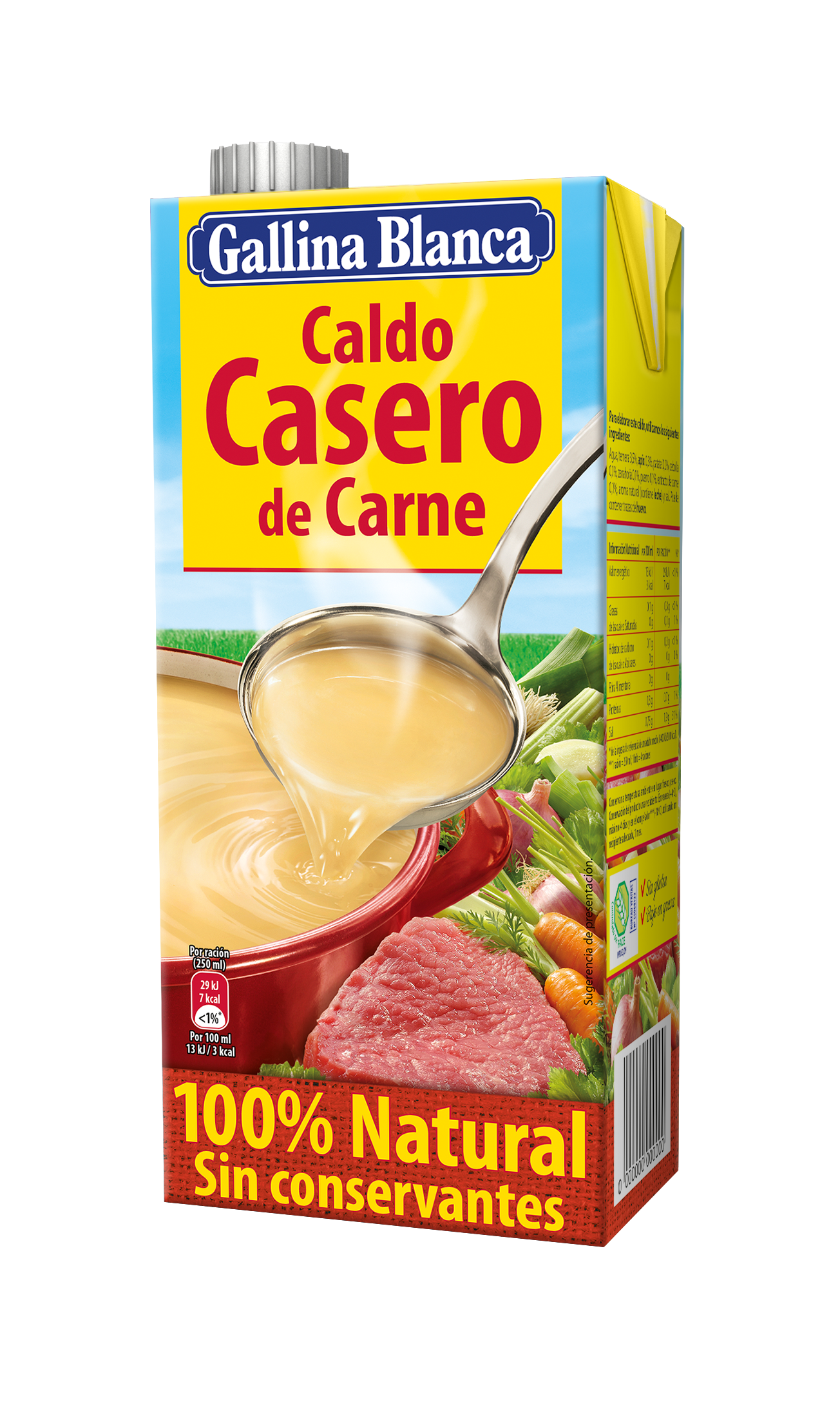 Caldo Casero de Carne 100% Natural