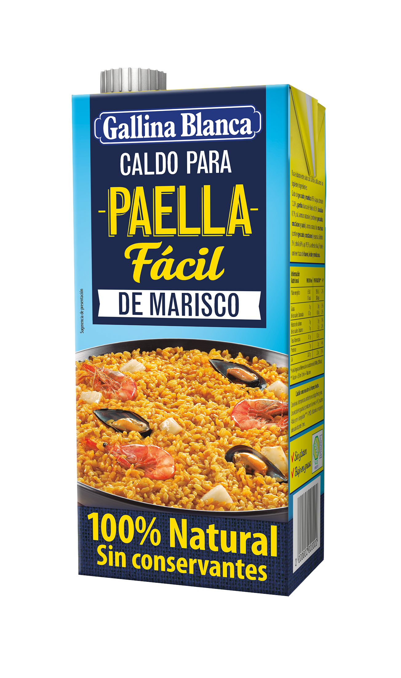 Caldo para Paella Fácil de Marisco 100% Natural