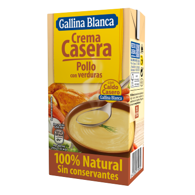 Crema Casera de Pollo con Verduras 100% Natural Gallina Blanca | Recetas  Gallina Blanca