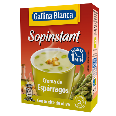 Crema de Espárragos con Picatostes