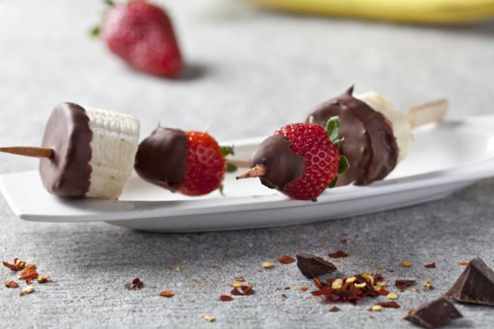 lo hizo lo hizo Solo haz Brocheta de frutas al chocolate | Recetas Gallina Blanca