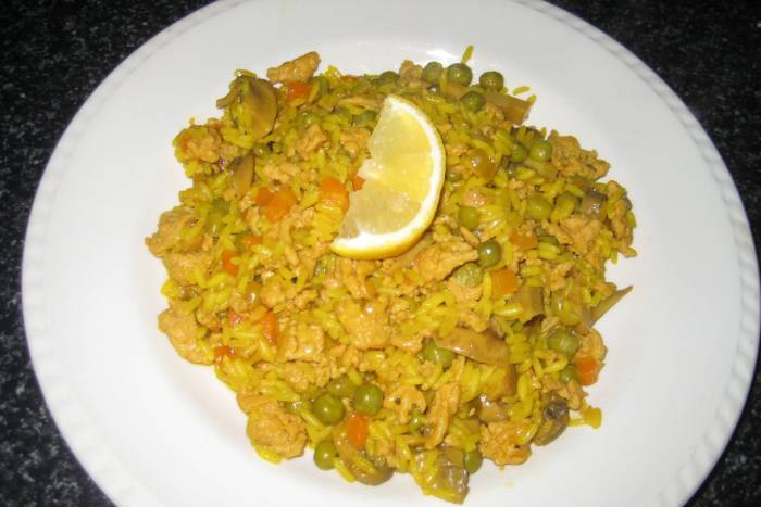 arroz con carne picada y verduras | Recetas Gallina Blanca