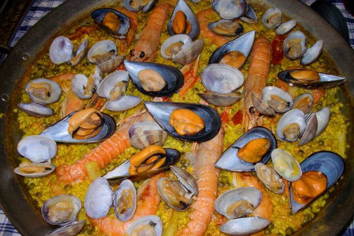 Paella De Marisco Gallina Blanca Youtube