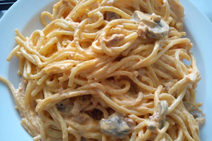 espaguetis más que cremosos | Recetas Gallina Blanca