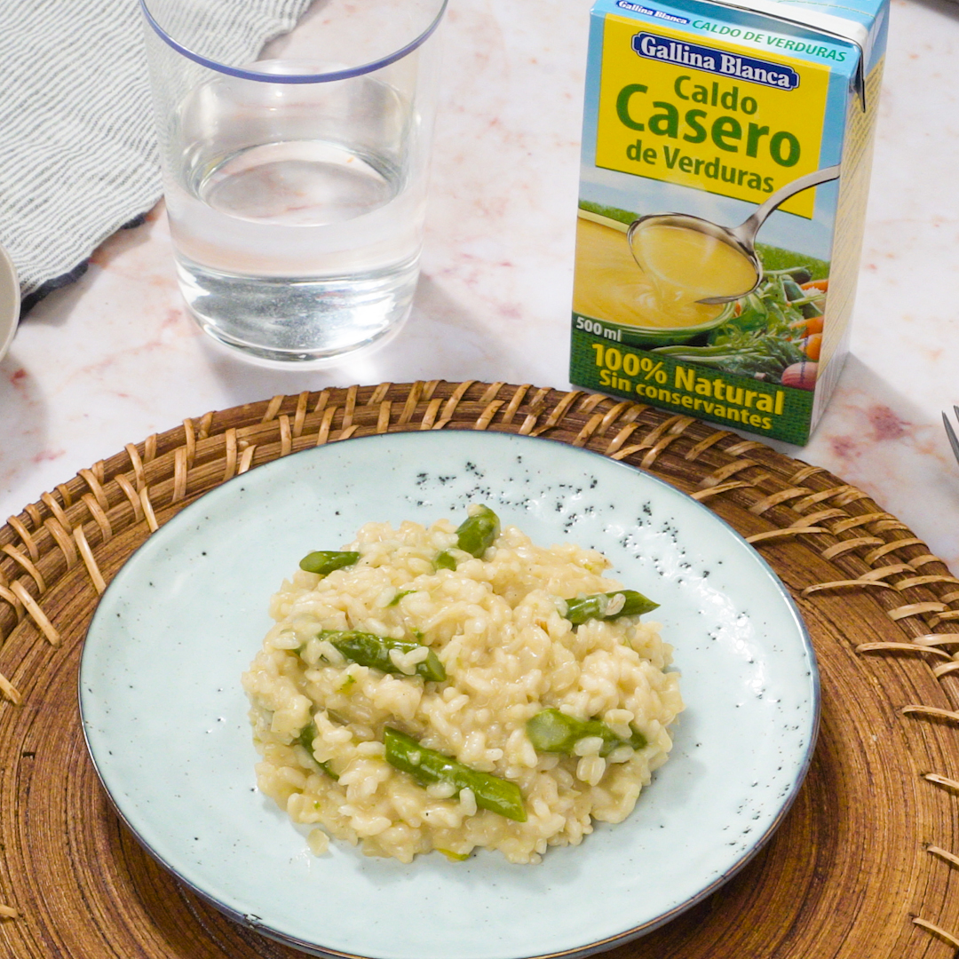 Risotto de espárragos Recetas Gallina Blanca