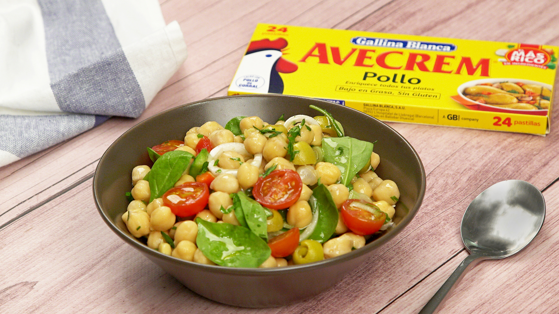 Ensalada de garbanzos a la vinagreta Recetas Gallina Blanca