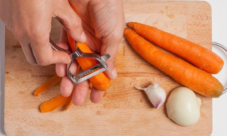 Verduras laminadas