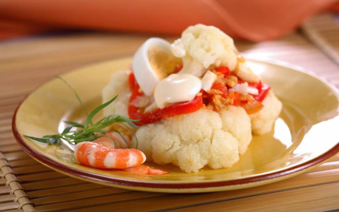 Receta de Pastel de Coliflor
