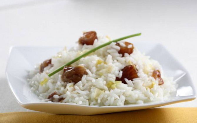 Arroz con dátiles al cava