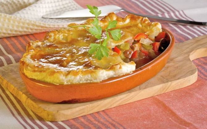 Empanada de hojaldre