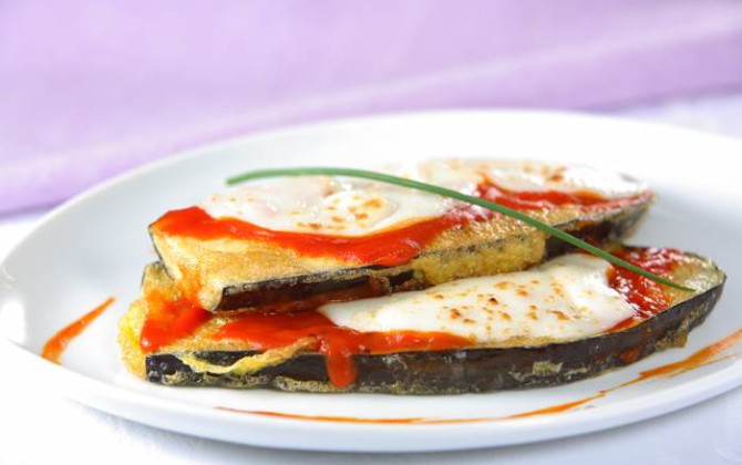Berenjenas con mozzarella