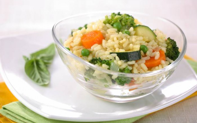 Risotto con verduras