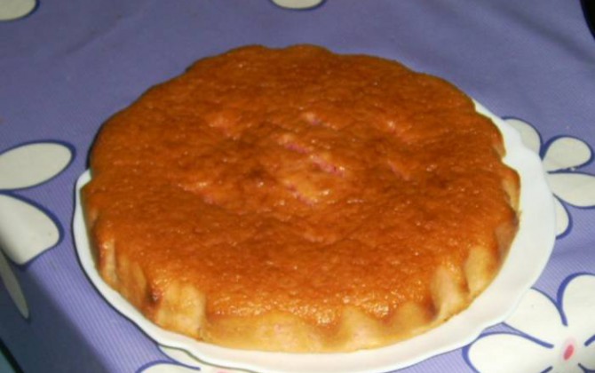 bizcocho de gelatina de fresa