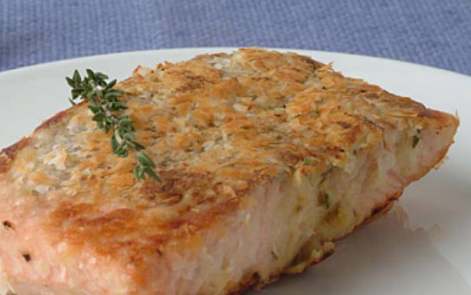 salmon con salsa de naranja