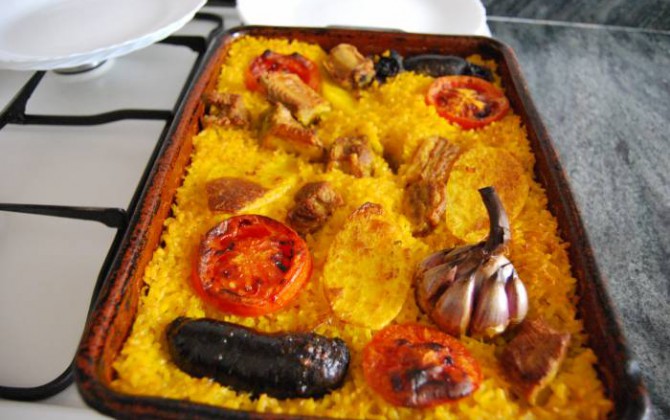 arroz al horno