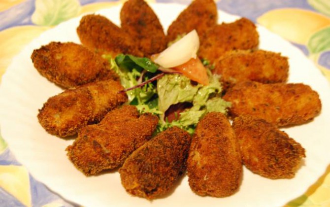 croquetas de pescado (sobras de pescado)