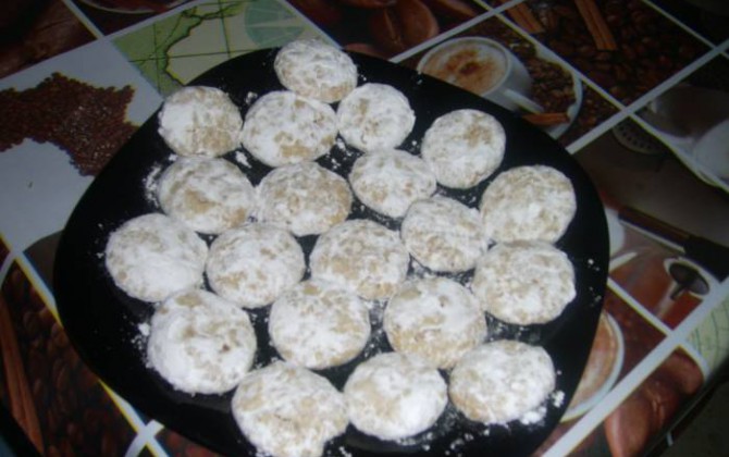 galletas de nueces y mantequilla