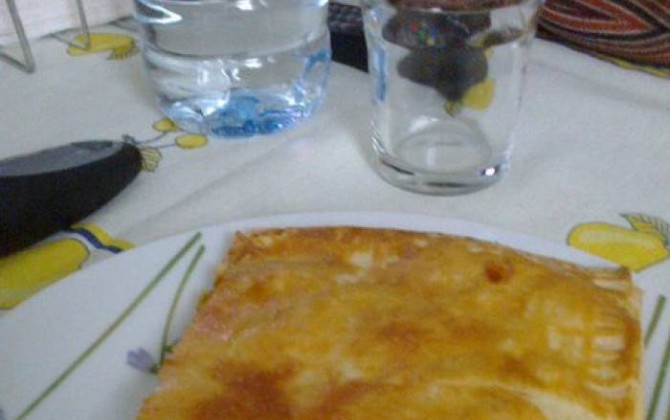 empanada de verduras y atún