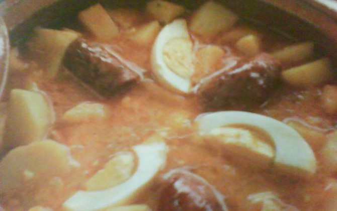 guiso de patatas con chistorra