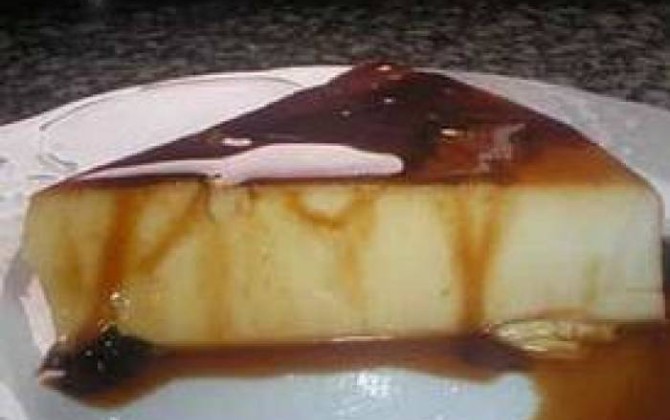 flan con cuajada