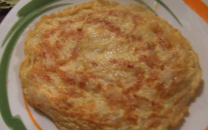 tortilla de espárragos blancos