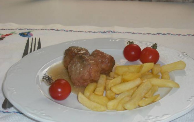 albóndigas de pollo y pavo