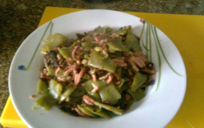 judias verdes con pollo
