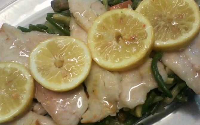 filetes de merluza al limón