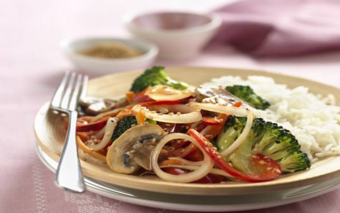 Receta de salteado de verduras al estilo oriental