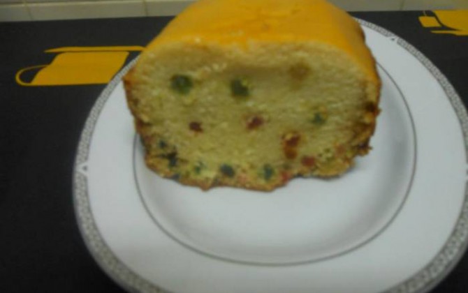 Plum cake en panificadora