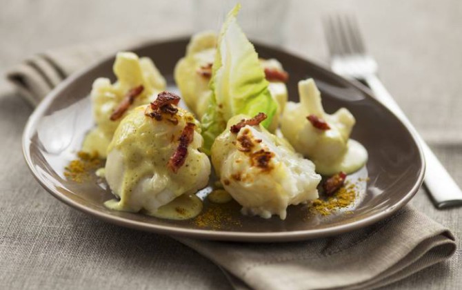 Coliflor al curry