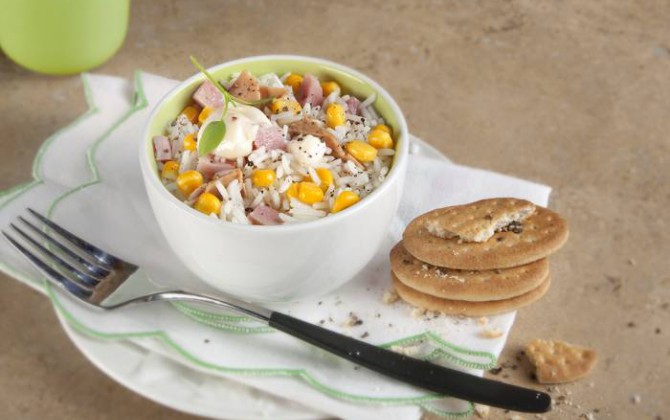 Receta de ensalada de arroz y atún