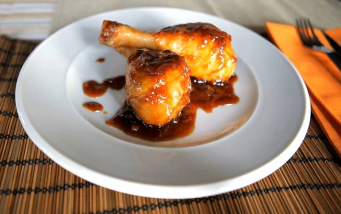 Receta de muslos de pollo con cola