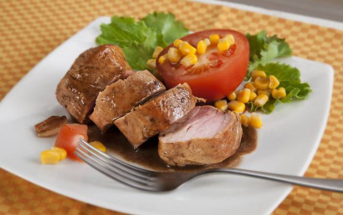Receta de solomillos de cerdo con cola