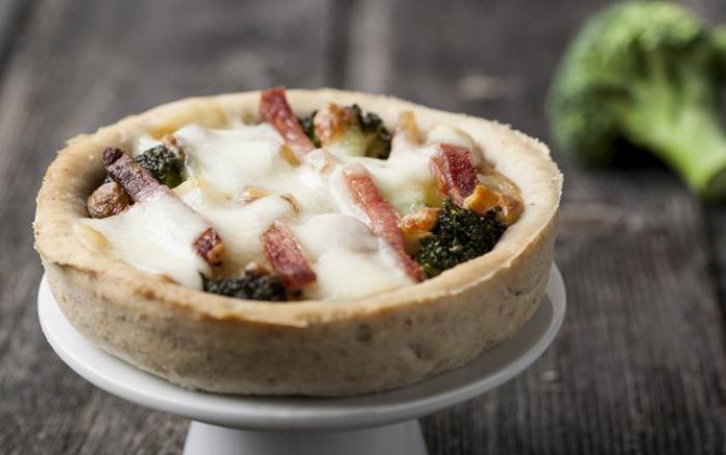 Mini quiche de verduras y bacon