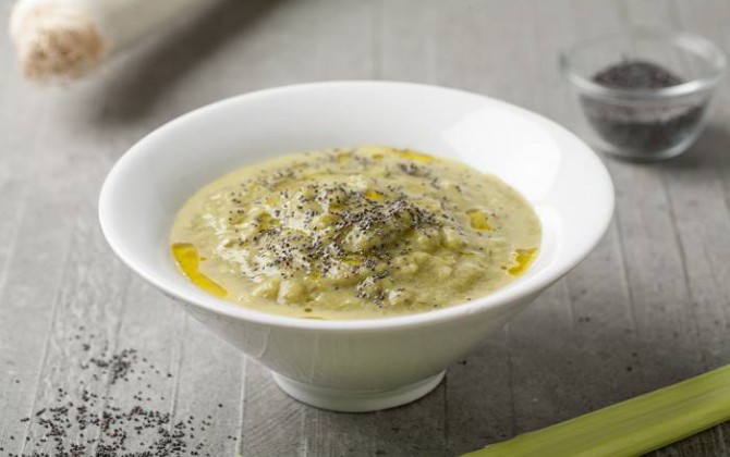 Crema de puerro