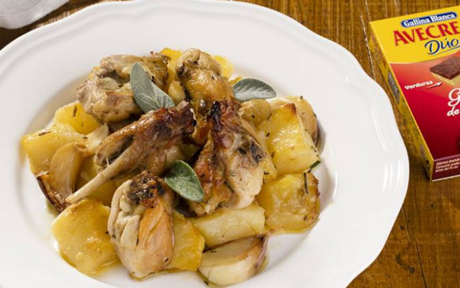 Receta de Conejo al horno