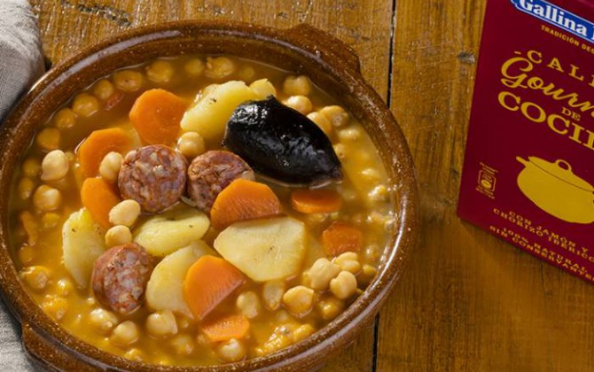 Receta de cocido de garbanzos
