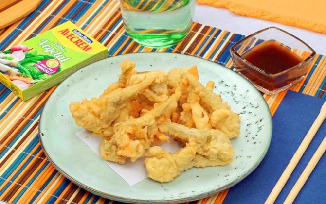 Alcachofas en tempura