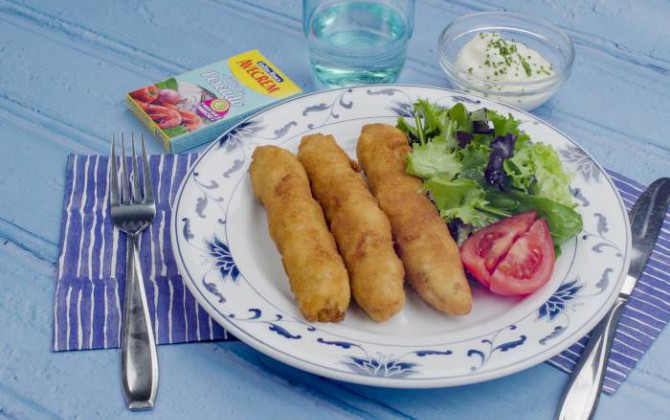 Varitas de merluza caseras