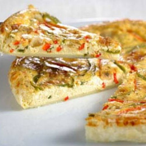 Quiche de pimientos y queso