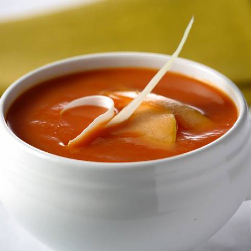 Receta de sopa de tomate y calabaza