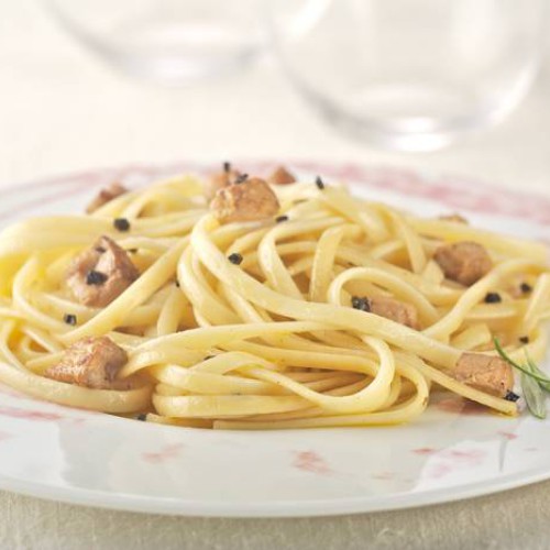 Tallarines con foie y trufa negra | Recetas Gallina Blanca Tallarines con foie y trufa negra | Recetas Gallina Blanca