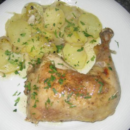muslos de pollo asados en microondas | Recetas Gallina Blanca