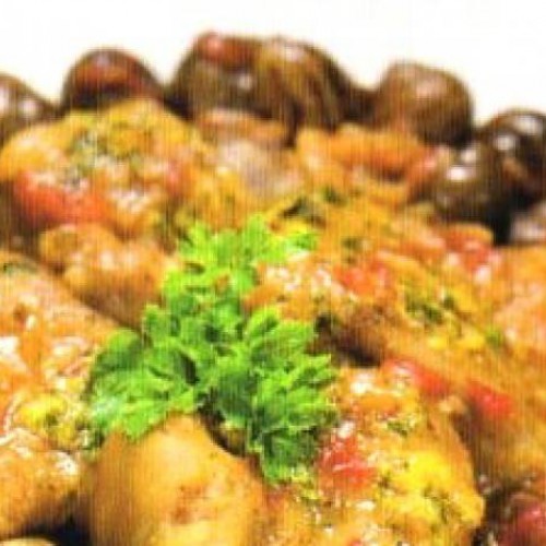 manitas de cerdo con caracoles