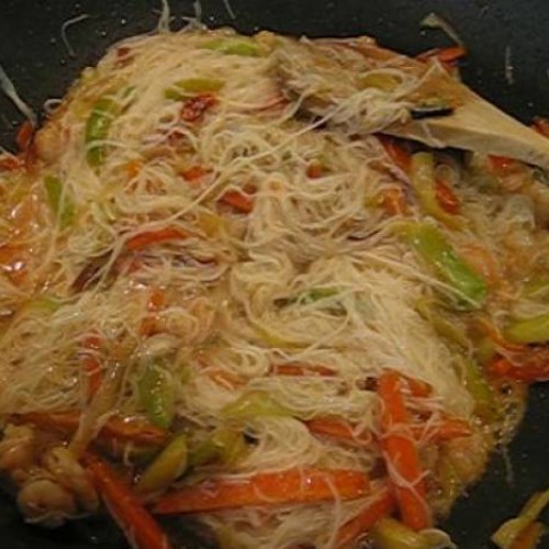 fideos chinos con verduras