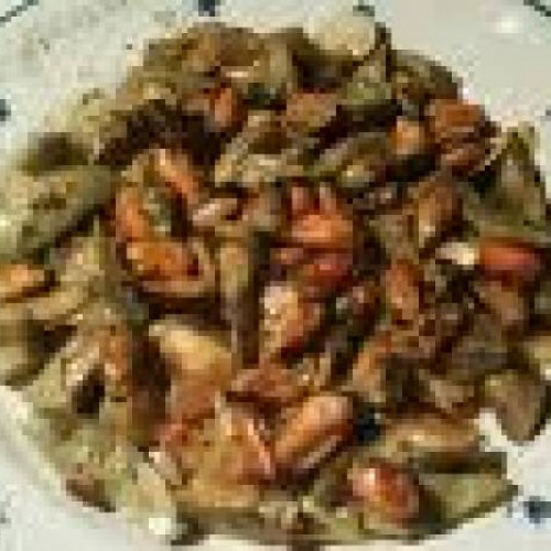 alcachofas con mejillones