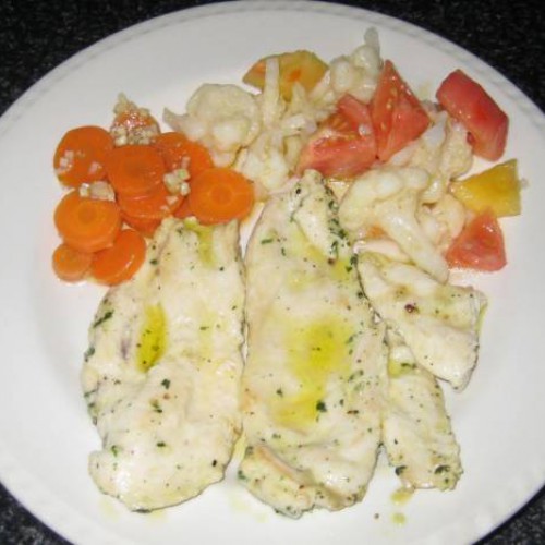 filetes de pollo aliñados