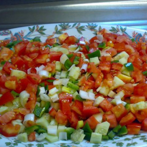 rico picadillo de verduras