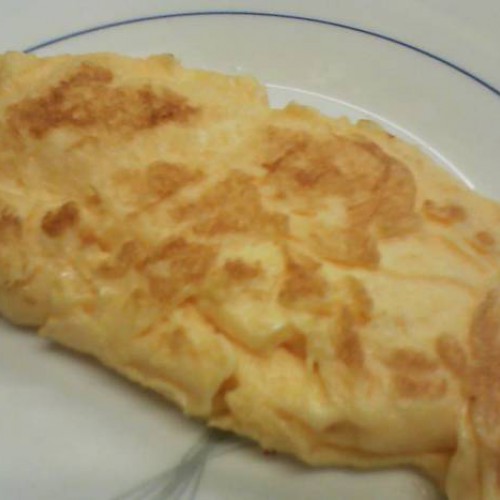 tortilla francesa con bacalao